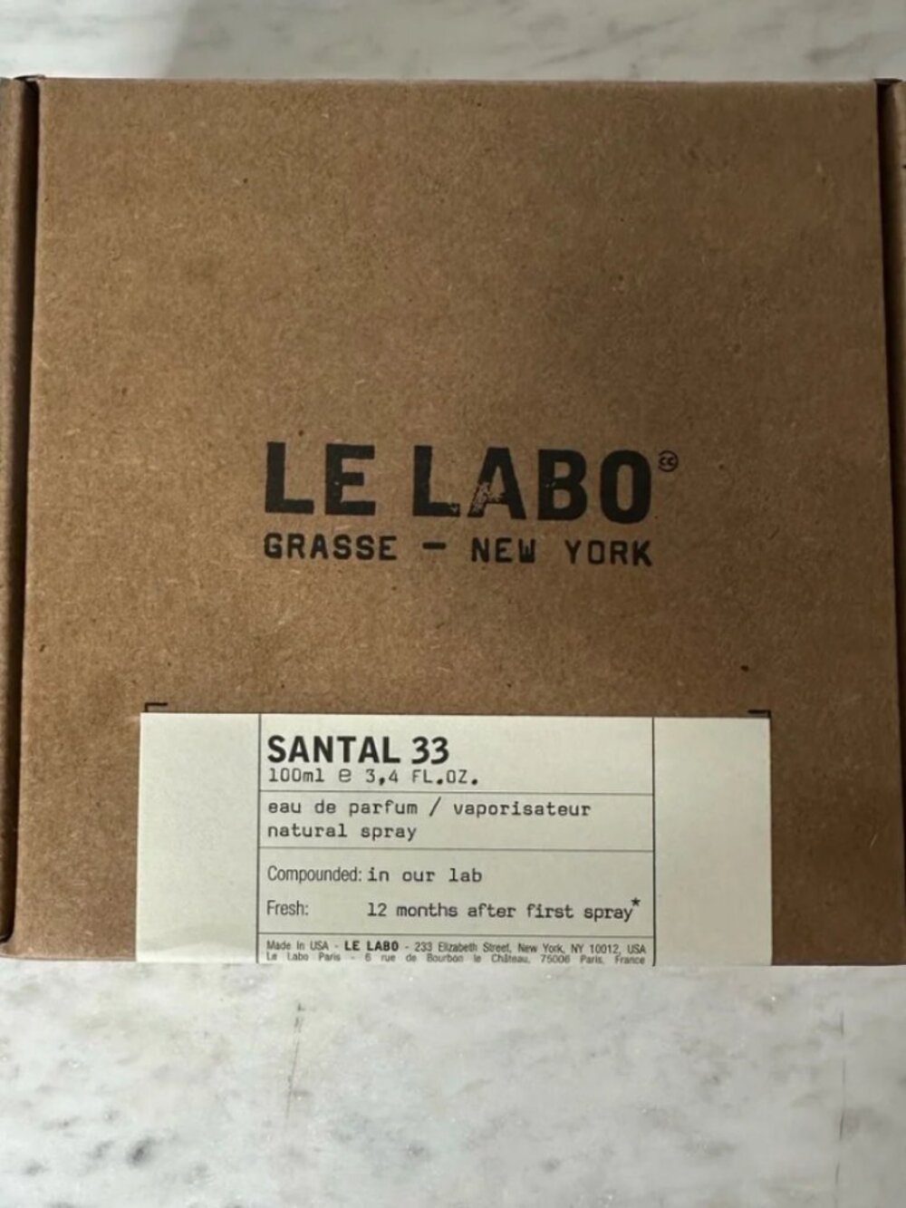 Le Labo Santal 33 - BOX